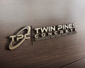 Logo Design entry 1156287 submitted by quimcey to the Logo Design for Twin Pines Concrete run by twinpines