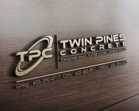 Logo Design entry 1156293 submitted by Suren to the Logo Design for Twin Pines Concrete run by twinpines