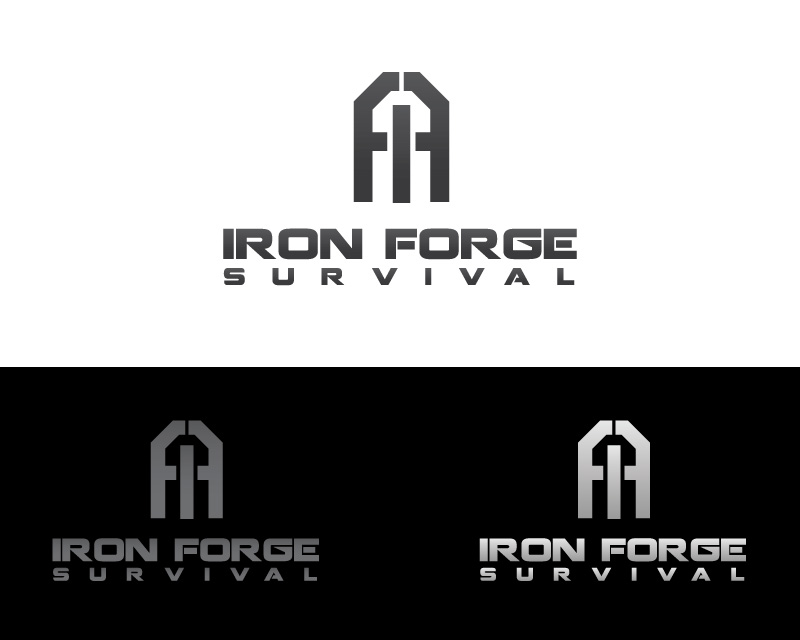 Logo Design entry 1157930 submitted by nsdhyd to the Logo Design for IronForge Survival run by o.pierce