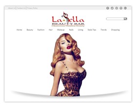 Web Design entry 1160113 submitted by igun to the Web Design for LaBella Beauty Bar run by lbrown68