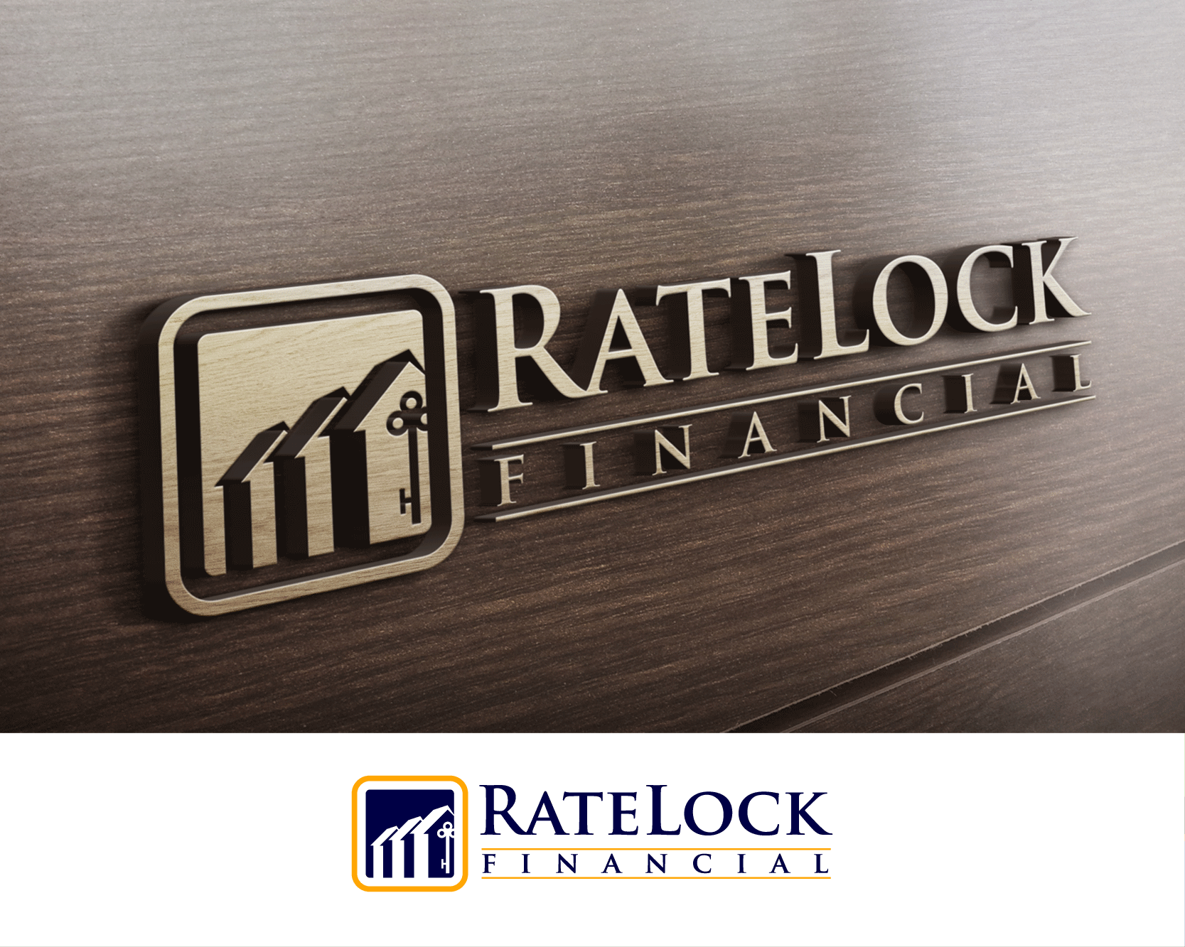 Logo Design entry 1162066 submitted by APRIL to the Logo Design for RateLock Financial run by scotty