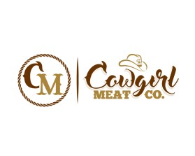 Logo Design entry 1163000 submitted by FactoryMinion to the Logo Design for Cowgirl Meat Co run by jastoltzfus