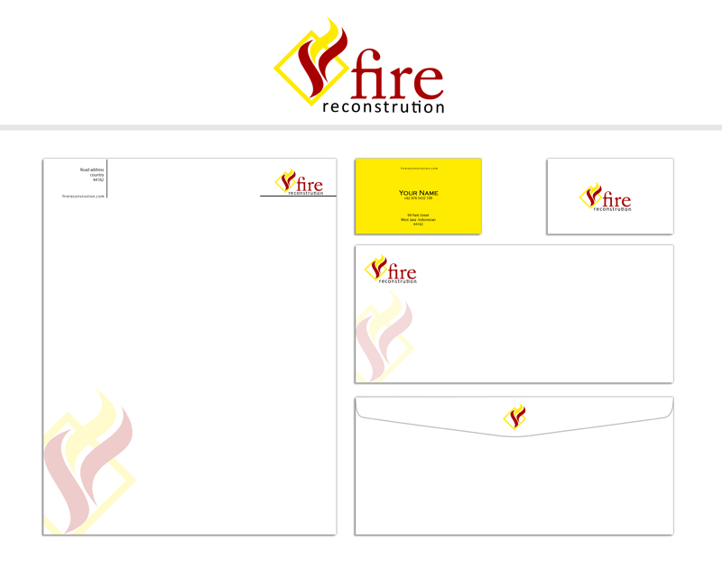 Business Card & Stationery Design entry 1163102 submitted by igun to the Business Card & Stationery Design for firereconstrution.com run by tommypellikan