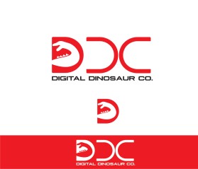 Logo Design entry 1163180 submitted by Kevin Roddy to the Logo Design for Digital Dinosaur Co. or Digital Dinosaur Company run by digidinoco