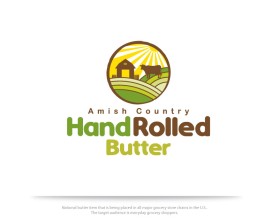 Logo Design Entry 1172786 submitted by samsyed to the contest for Amish Country Roll Butter run by timtopp
