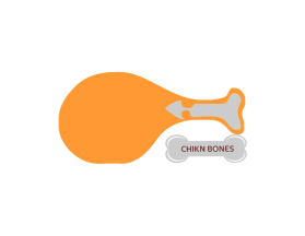Logo Design entry 1179225 submitted by moronick to the Logo Design for Chikn Bonez run by Dennis Stroh