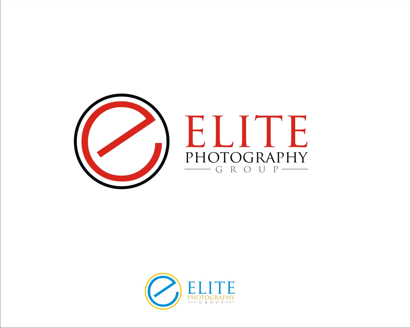 Logo Design entry 1179413 submitted by deganijo to the Logo Design for Elite Photography Group run by camillasj