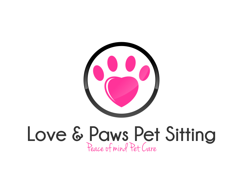 Logo Design entry 1182207 submitted by saptoscetch to the Logo Design for Love & Paws Pet Sitting run by Tina Stanke