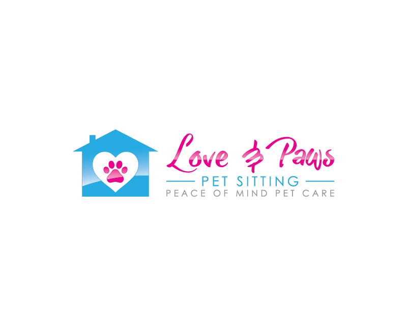 Logo Design entry 1182209 submitted by erongs16 to the Logo Design for Love & Paws Pet Sitting run by Tina Stanke