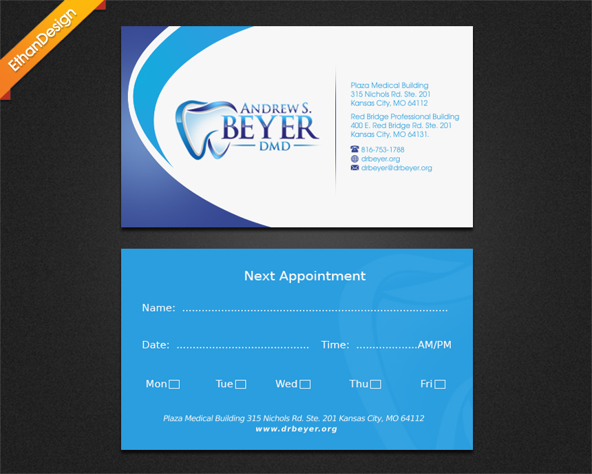 Business Card & Stationery Design entry 1232651 submitted by Ethan