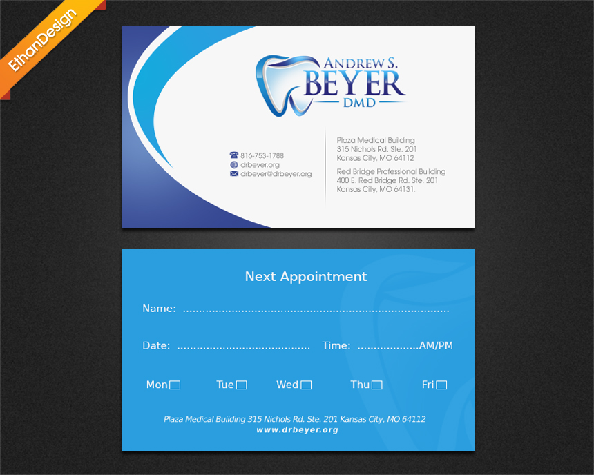 Business Card & Stationery Design entry 1232668 submitted by Ethan