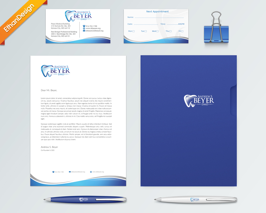 Business Card & Stationery Design entry 1239518 submitted by Ethan