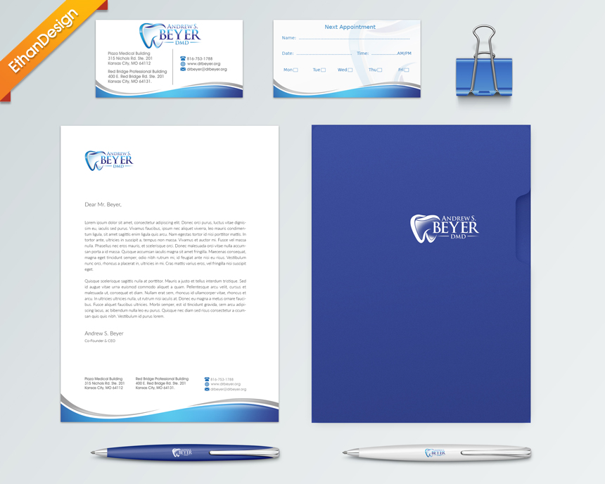 Business Card & Stationery Design entry 1239684 submitted by Ethan