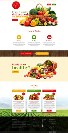 Web Design entry 1184428 submitted by drahomir to the Web Design for Farmganics run by farmganics