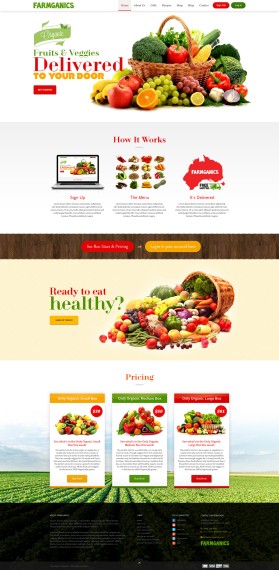 Web Design entry 1184431 submitted by lp_barcenas to the Web Design for Farmganics run by farmganics