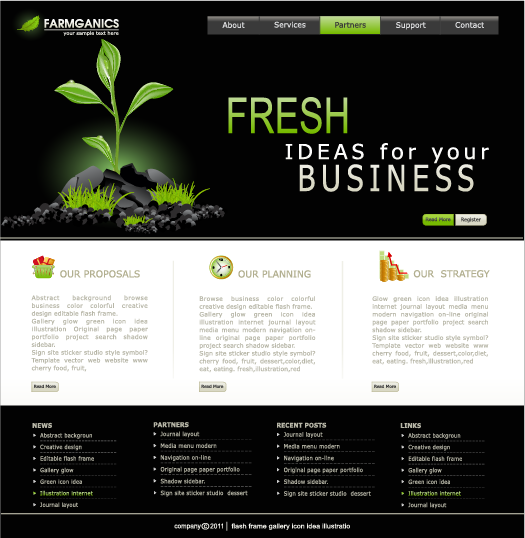 Web Design entry 1235644 submitted by graphics