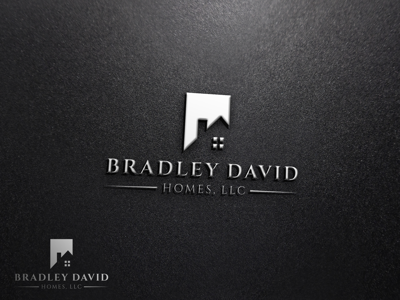 Logo Design entry 1187002 submitted by RK_Designer to the Logo Design for BRADLEY | DAVID HOMES LLC run by dcandelaria394