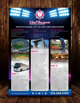 Brochure Design Entry 1189966 submitted by bocaj.ecyoj to the contest for www.vitaltransport-travel.com run by vitaltransport33