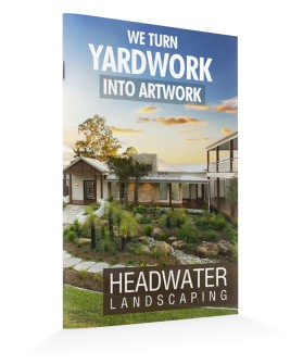 Brochure Design entry 1190996 submitted by bocaj.ecyoj to the Brochure Design for Headwater Landscaping run by AandD