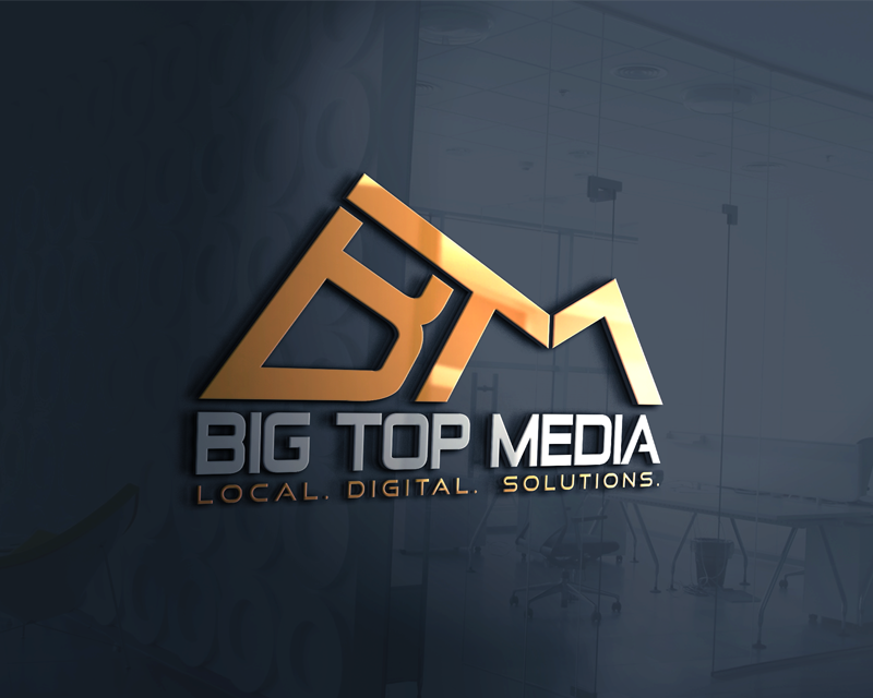 Logo Design entry 1192260 submitted by erongs16 to the Logo Design for Big Top Media run by buckeyeheel