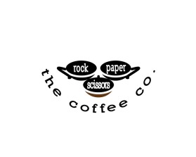 Logo Design entry 1192748 submitted by Coral to the Logo Design for Rock, Paper, Scissors, the coffee co run by axsaleem