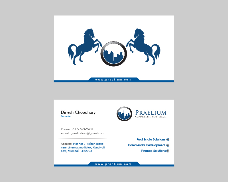 Business Card & Stationery Design entry 1239857 submitted by vishal.dplanet@gmail.com