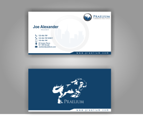 Business Card & Stationery Design Entry 1193747 submitted by saptoscetch to the contest for Praelium  run by gsleazyskins