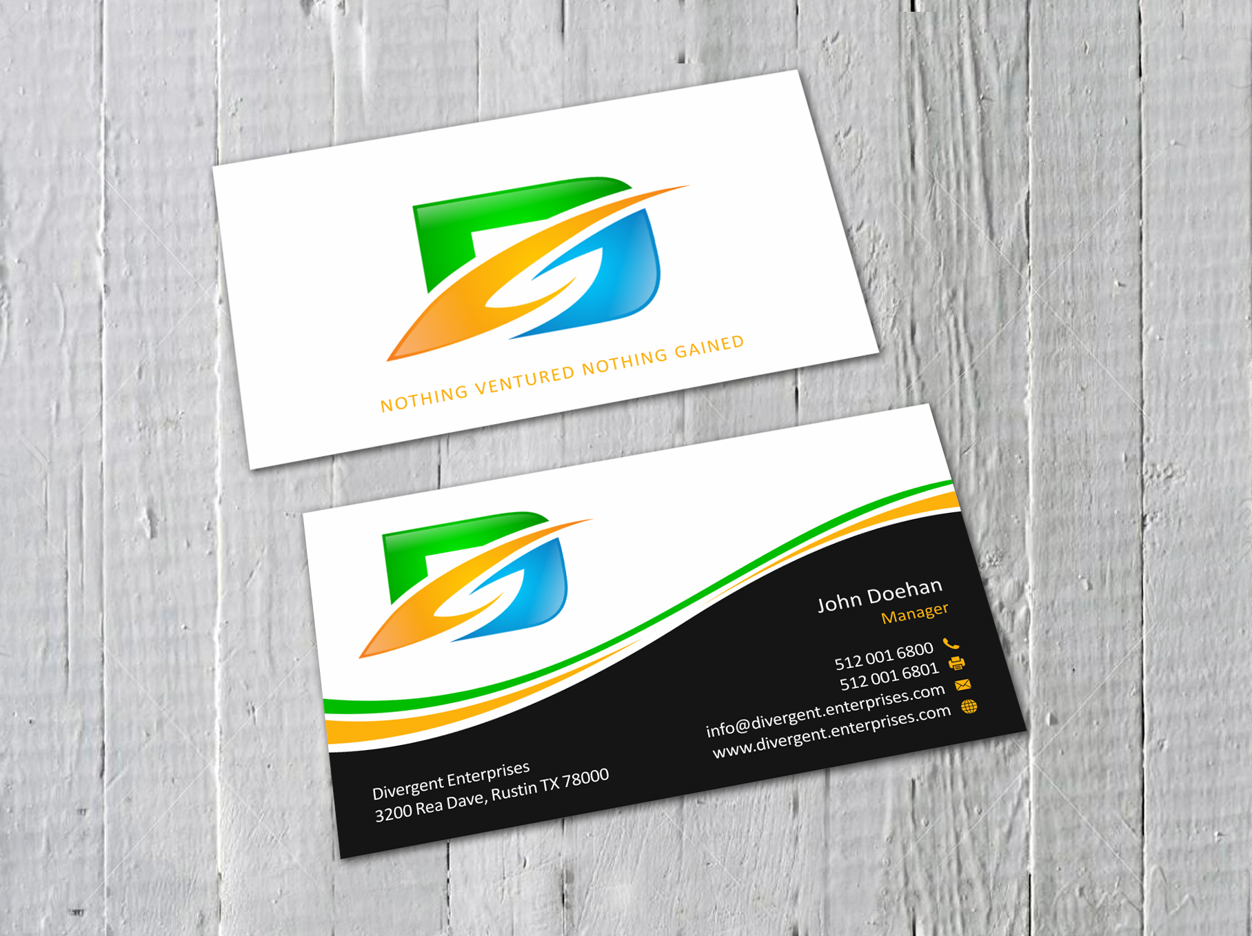 Business Card & Stationery Design entry 1245774 submitted by skyford412