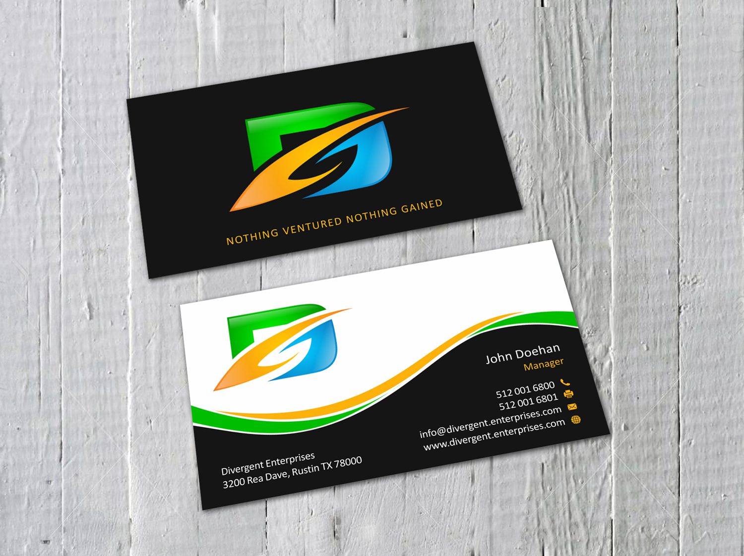 Business Card & Stationery Design entry 1247539 submitted by skyford412