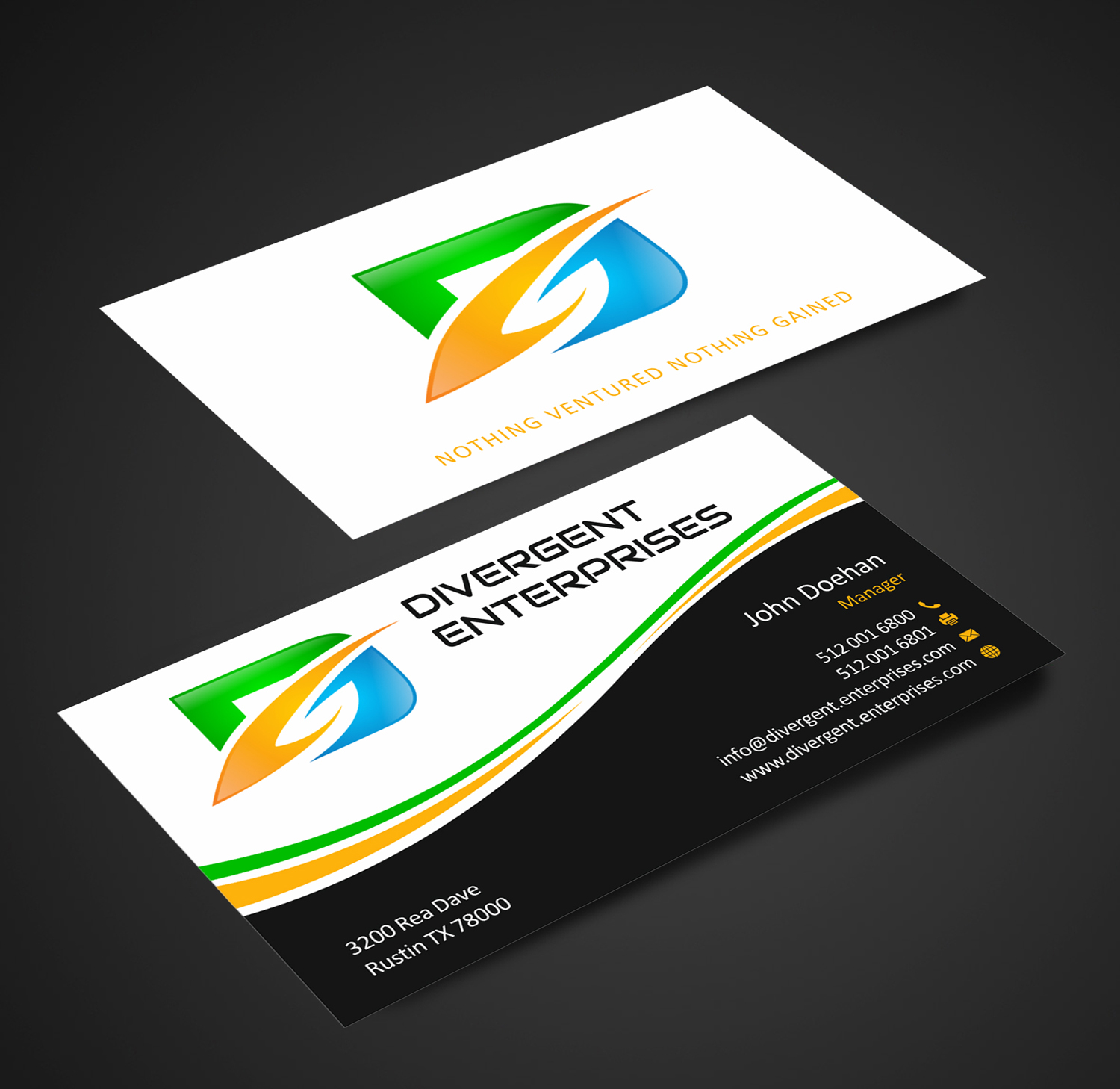 Business Card & Stationery Design entry 1248930 submitted by skyford412