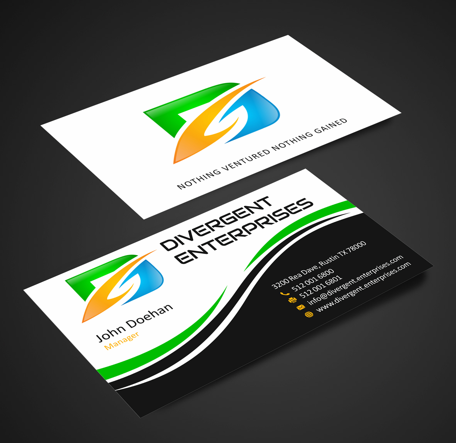 Business Card & Stationery Design entry 1248937 submitted by skyford412