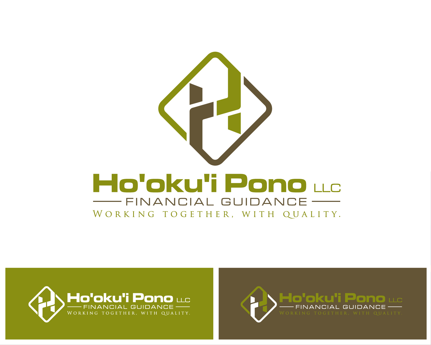 Logo Design entry 1198772 submitted by graphica to the Logo Design for Ho'oku'i Pono LLC run by hregina