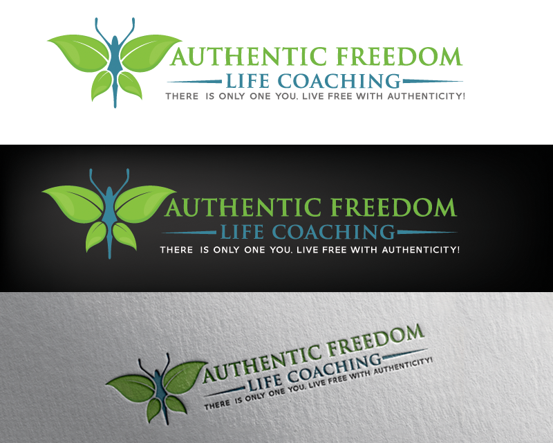 Logo Design entry 1201037 submitted by alex.projector to the Logo Design for www.AuthenticFreedomCoaching.com run by AuthenticFreedom