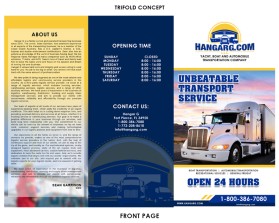Brochure Design entry 1208976 submitted by Yurie to the Brochure Design for HangarG run by hangargllc