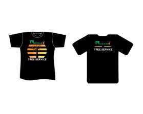 T-Shirt Design Entry 1261401 submitted by mangesh36 to the contest for Rucks Tree Service  run by Ruckstree.megan