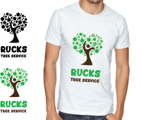 T-Shirt Design Entry 1261445 submitted by DoinaD to the contest for Rucks Tree Service  run by Ruckstree.megan