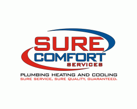 Logo Design entry 1210177 submitted by alvin.data to the Logo Design for Sure Comfort Services Plumbing Heating And Cooling run by SureDrain1