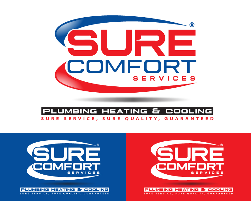 Logo Design entry 1210178 submitted by FactoryMinion to the Logo Design for Sure Comfort Services Plumbing Heating And Cooling run by SureDrain1