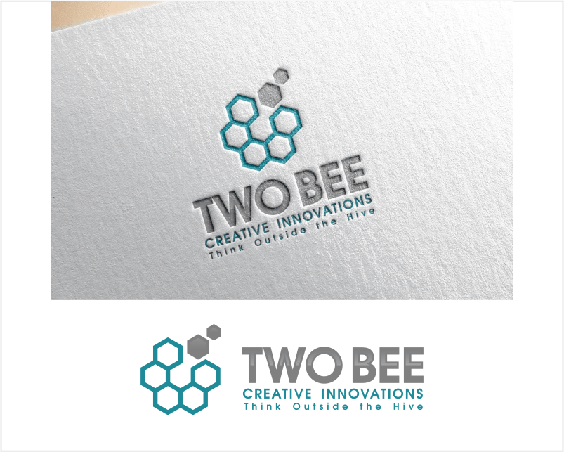 Logo Design entry 1213659 submitted by jellareed to the Logo Design for Two Bee Creative Innovations run by twobeecreative