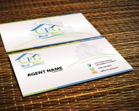 Business Card & Stationery Design entry 1215211 submitted by farouqtaftozani to the Business Card & Stationery Design for CFG Real Estate run by CFGREIT