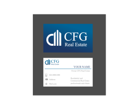 Business Card & Stationery Design Entry 1263958 submitted by boycoll to the contest for CFG Real Estate run by CFGREIT