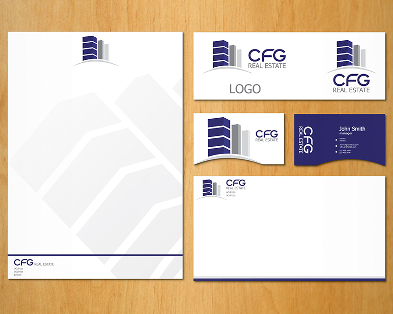 Business Card & Stationery Design entry 1215217 submitted by DesignS to the Business Card & Stationery Design for CFG Real Estate run by CFGREIT