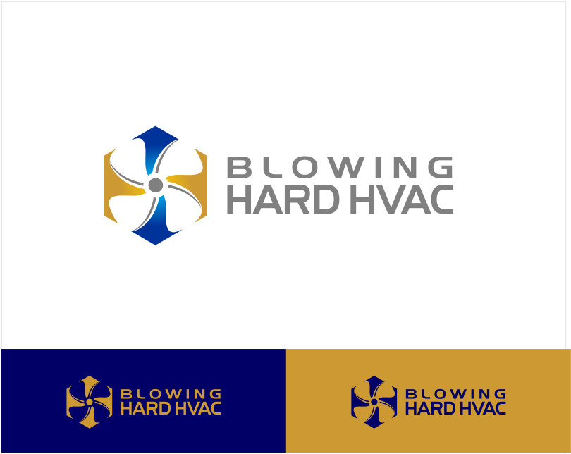 Logo Design entry 1215495 submitted by jellareed to the Logo Design for Blowing Hard HVAC  run by adimeglio7