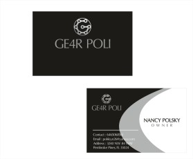 Business Card & Stationery Design Entry 1270567 submitted by Alessandra to the contest for GE4R POLI run by polsky.n26