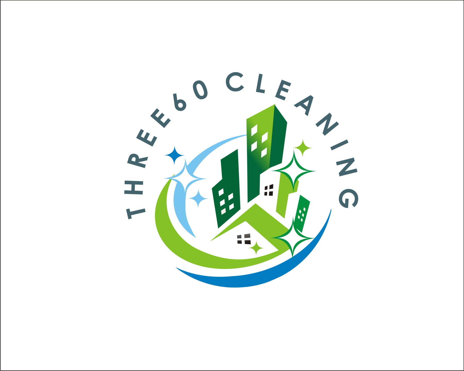 Logo Design entry 1220899 submitted by guruarts to the Logo Design for Three60 Cleaning run by FMetcalf