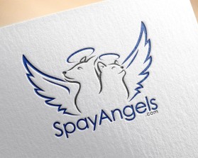 Logo Design entry 1221914 submitted by assa to the Logo Design for SpayAngels.com  or  Spay Angels  run by spayangels