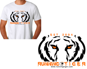 T-Shirt Design entry 1221753 submitted by fzrm4thic to the T-Shirt Design for runningtiger.com run by runningtiger