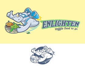 Logo Design entry 1224990 submitted by alvin.data to the Logo Design for Enlighten  run by veggiefoodtogo