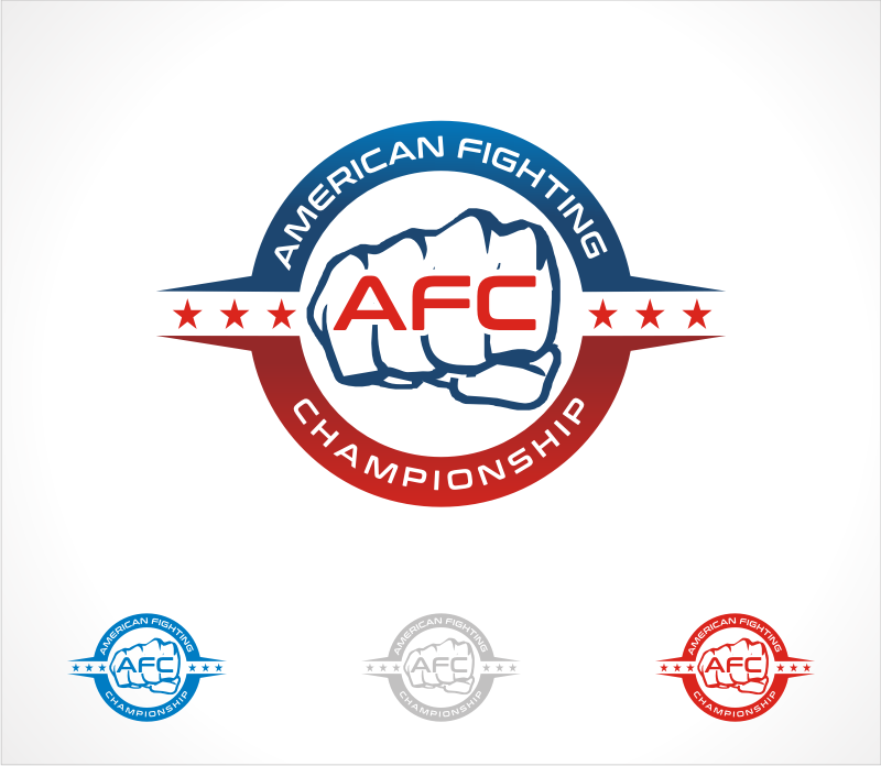 Logo Design entry 1225597 submitted by grayshadow to the Logo Design for AFC AMERICAN FIGHTING CHAMPIONSHIP run by Tbone8228