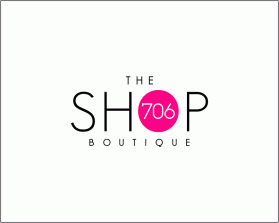 Logo Design entry 1226733 submitted by erongs16 to the Logo Design for "The Shop 706" or "Shop 706" "706 Boutique" "Shop 706 Boutique" run by lsendra
